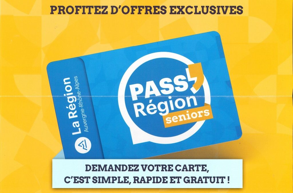 Votre PASS&rsquo;Région seniors