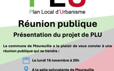 RÉUNION PUBLIQUE Lundi 16 novembre 2026 – PLAN LOCAL D’URBANISME (PLU)