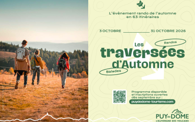 Les Traversées d’automne : 63 randonnées pour découvrir le Puy-de-Dôme !